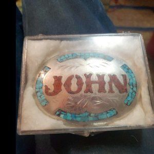 ONE OF A KIND!! CUSTOM BELT BUCKLE!
